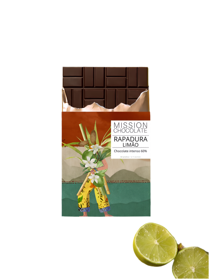 60% Dark Chocolate with Organic Brown Sugar and Lime