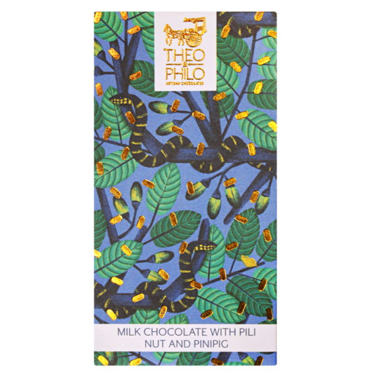 Milk Chocolate with Pili nut and Pinipig