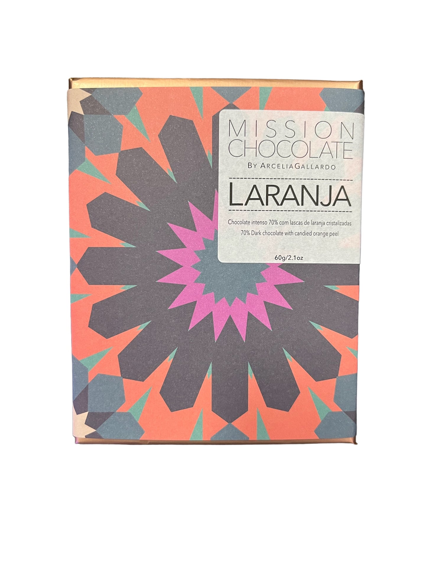 70% Dark Chocolate with Candied Brazilian Orange Peel